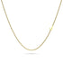 Bold Alphabet Letter Initial Charm Necklace in Gold Tone